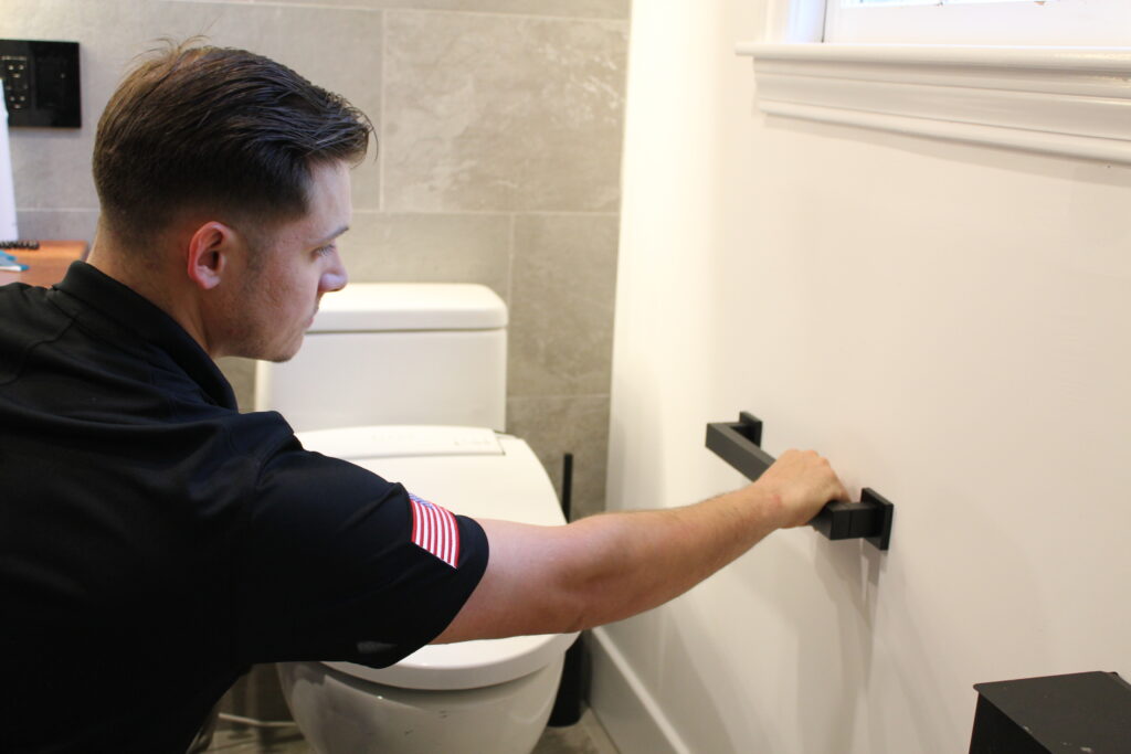 grab bar installation
