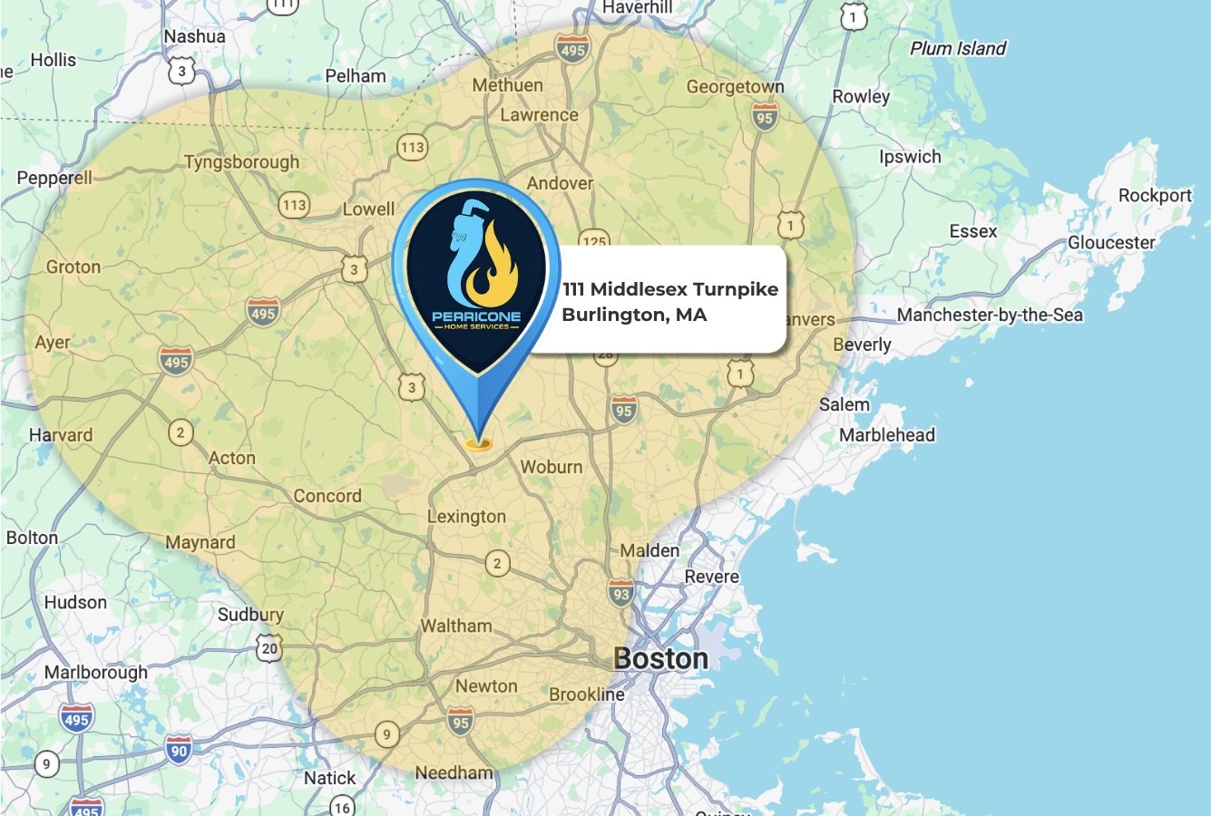 areas we serve burlington ma