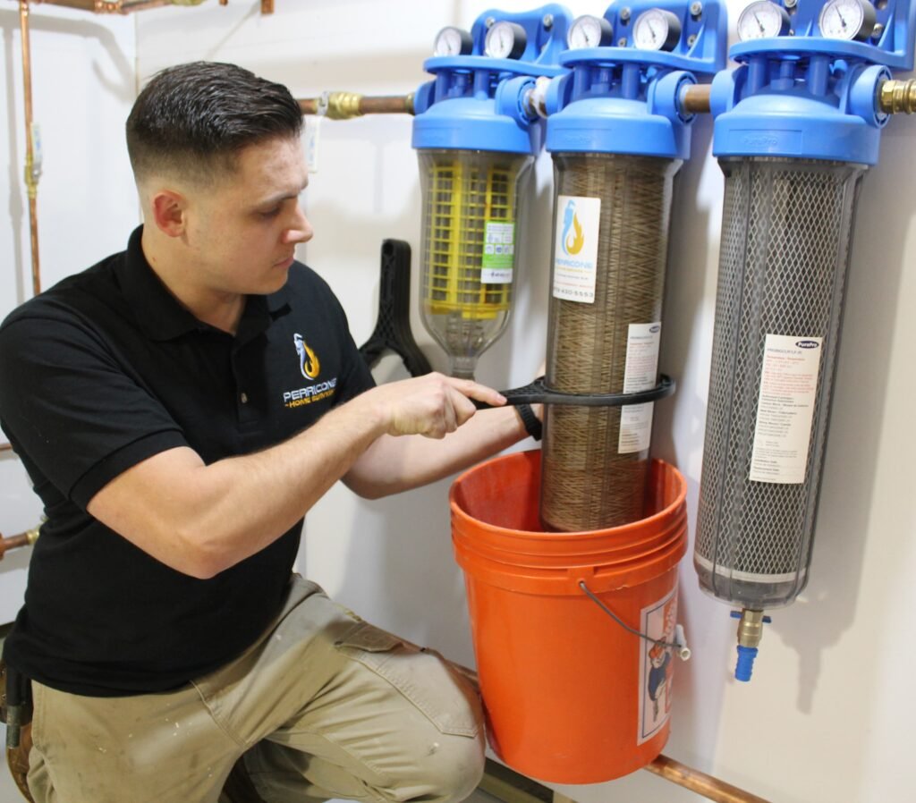 Water filtration services for a customer in Lexington, MA